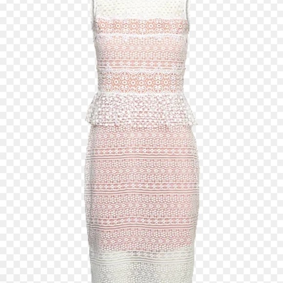 $158 French Connection Ramona White Lace Dress NWT - Picture 3 of 7